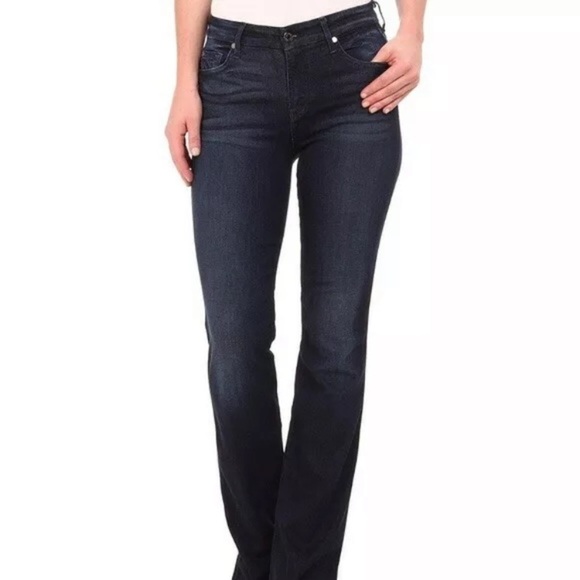 7 for All Mankind bootcut dark wash jean - Picture 1 of 8